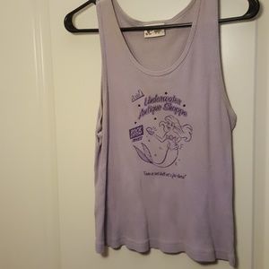 XL Little Mermaid purple tank.